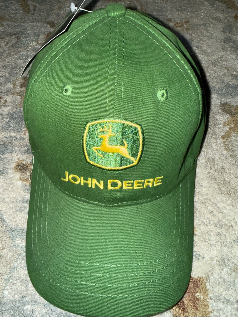 John Deere Green Cap with Yellow Embroidered Logo